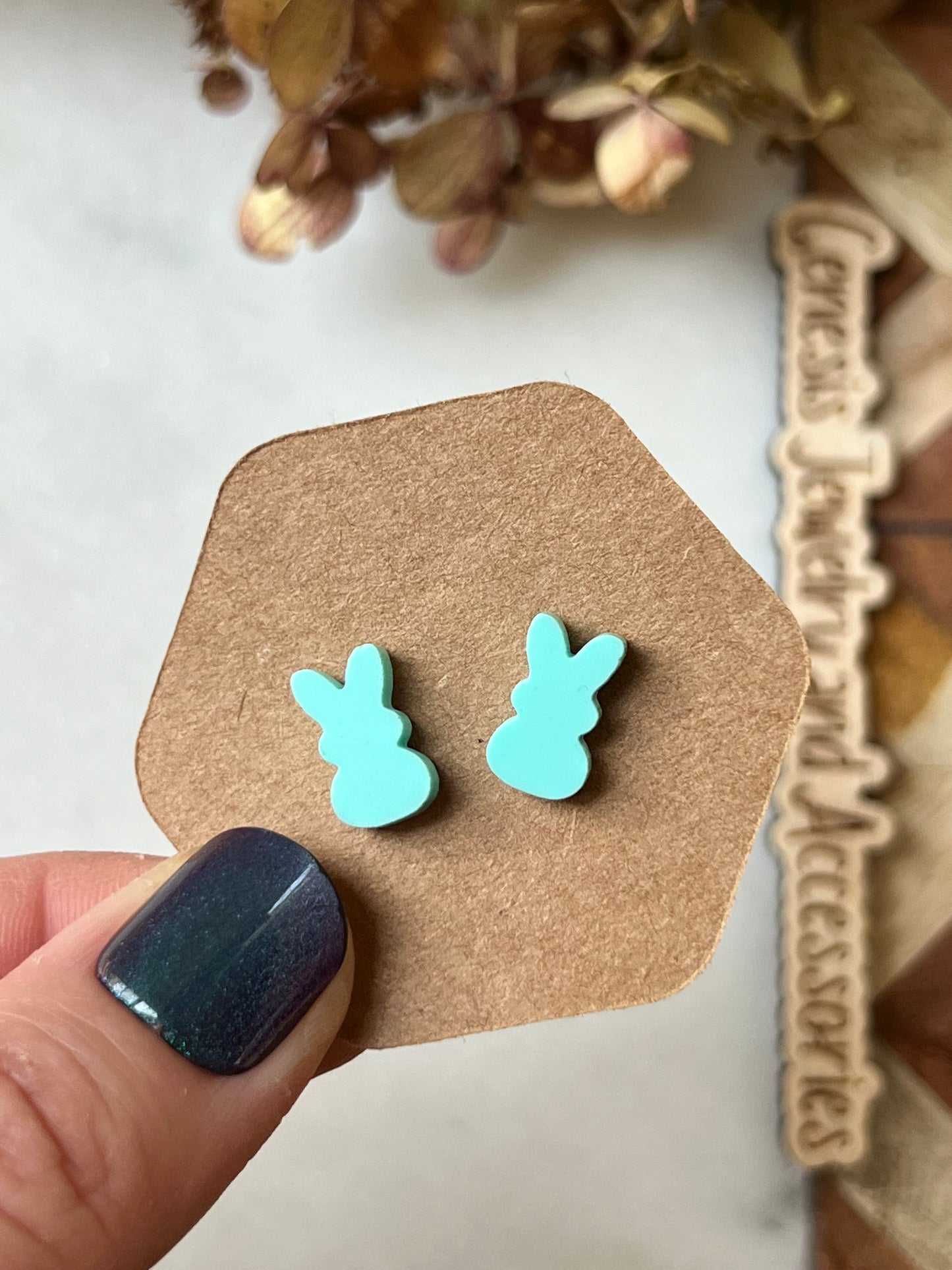 Peep Bunny Studs