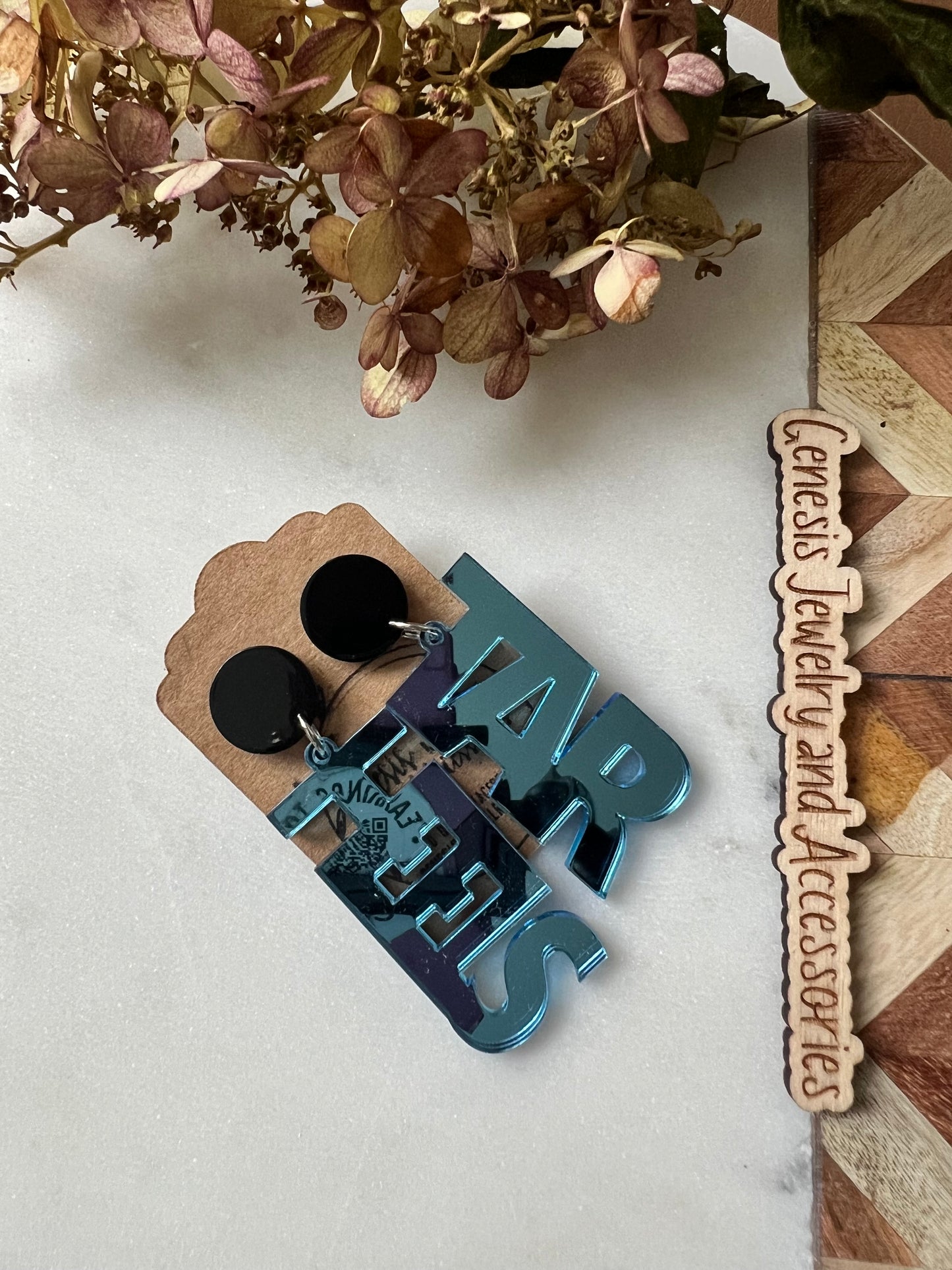 NC College Sports Acrylic and Wood