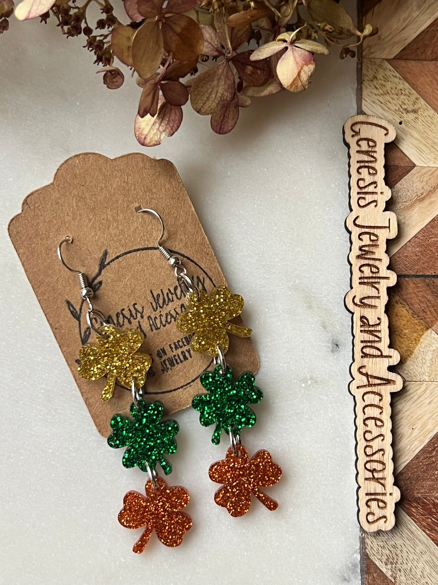 Three Layered Shamrocks