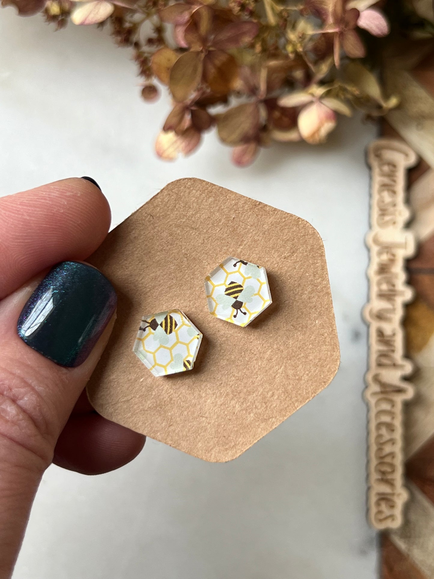 Bee & Butterfly Studs