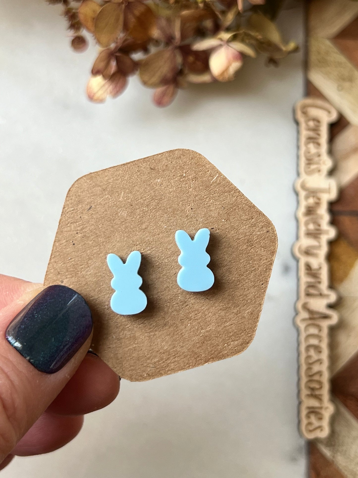 Peep Bunny Studs