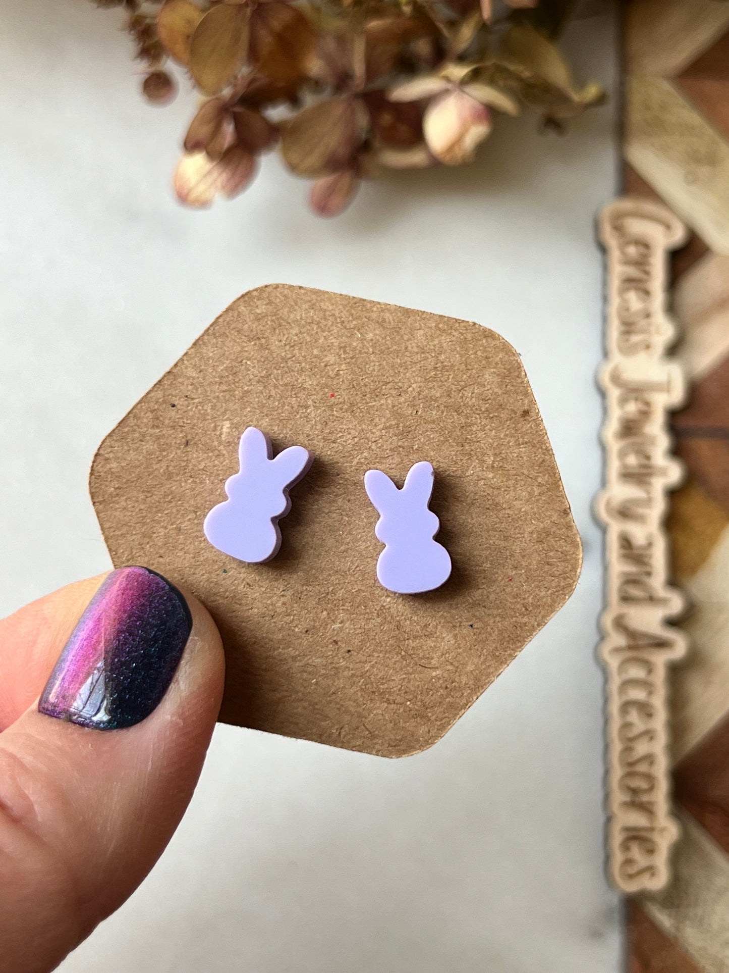 Peep Bunny Studs