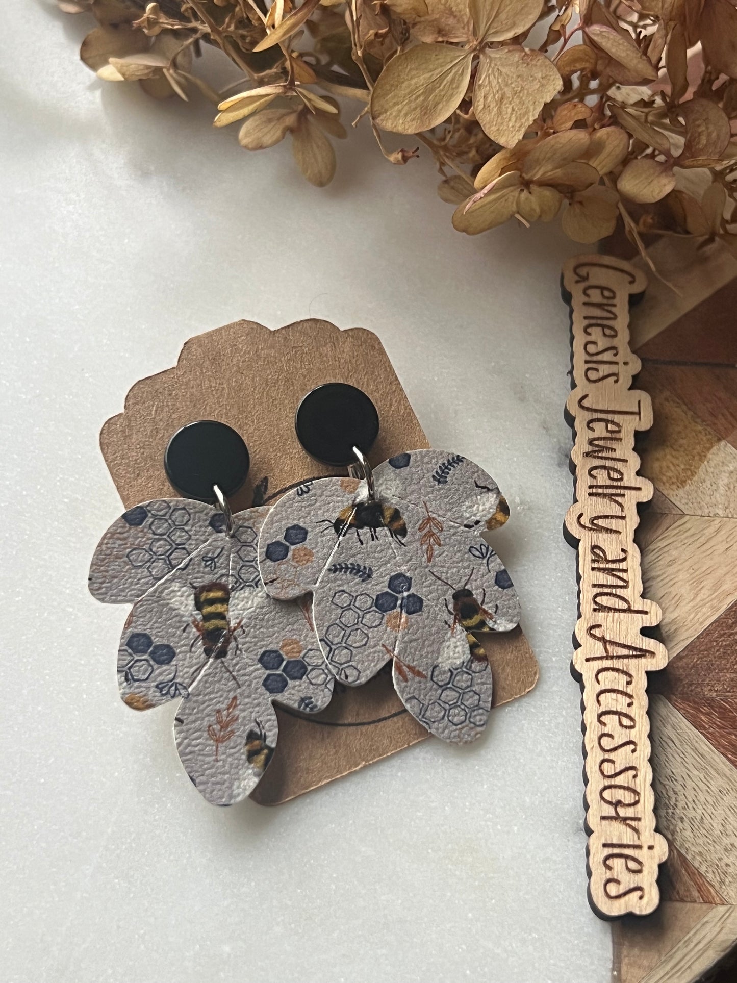 Embossed Leaf - Faux Leather