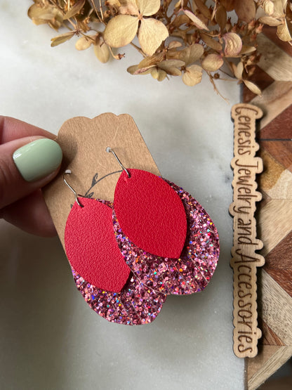 Fringed Leaf - Silver Hook