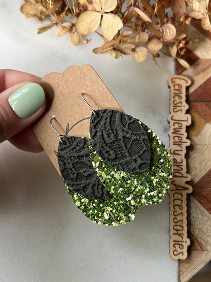 Fringed Leaf - Silver Hook