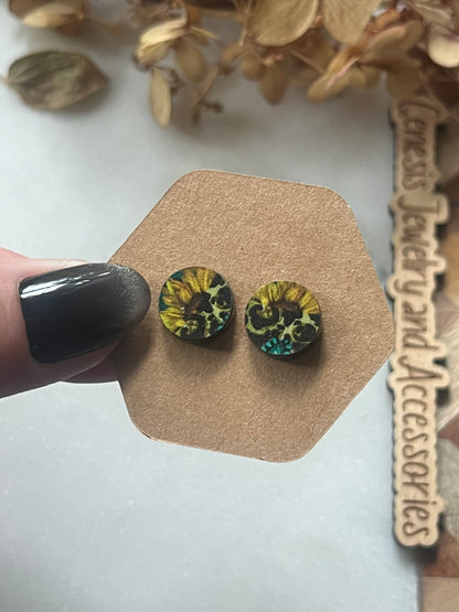 Round Acrylic Studs