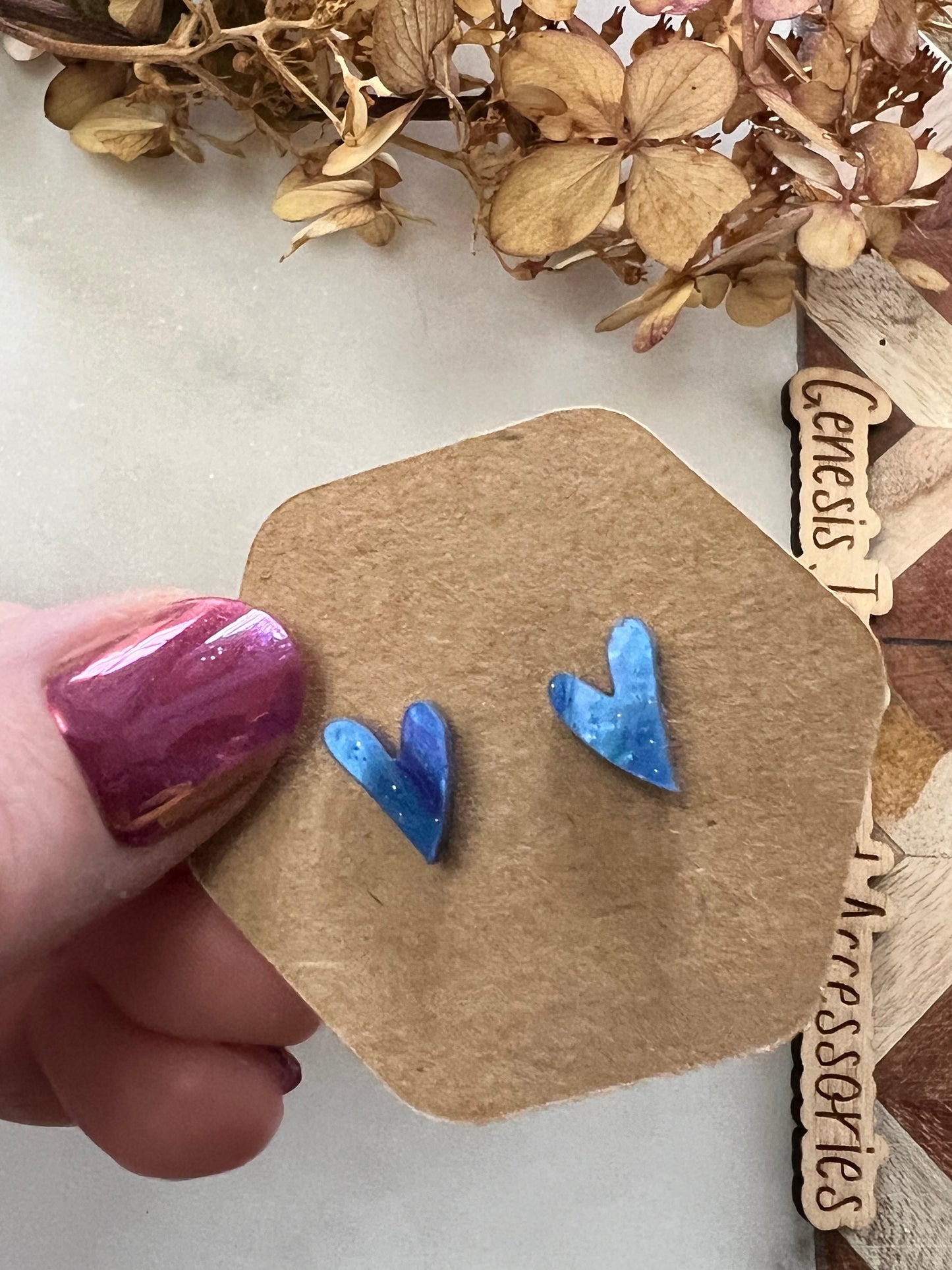 Mini Heart Studs