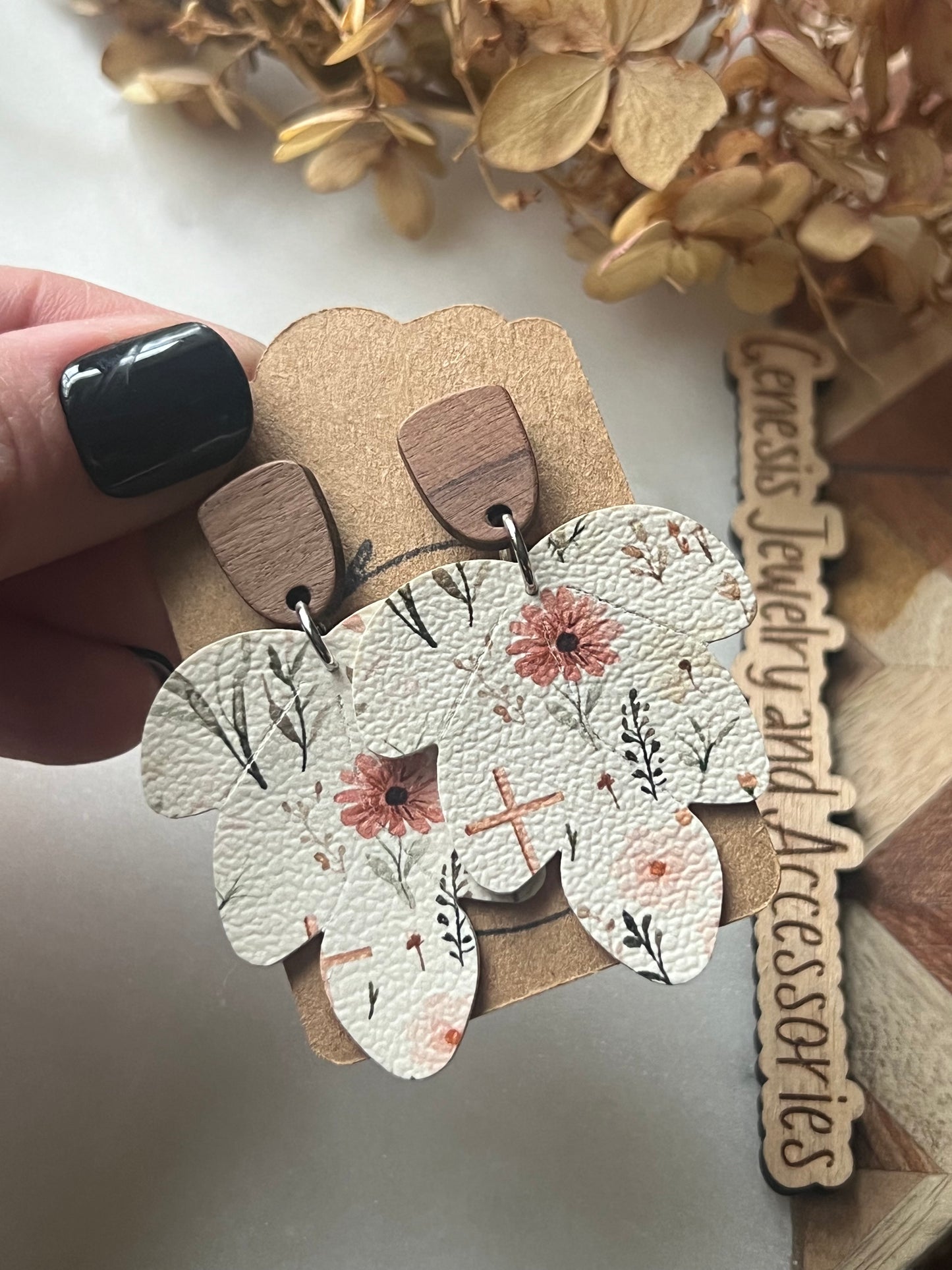 Embossed Leaf - Faux Leather