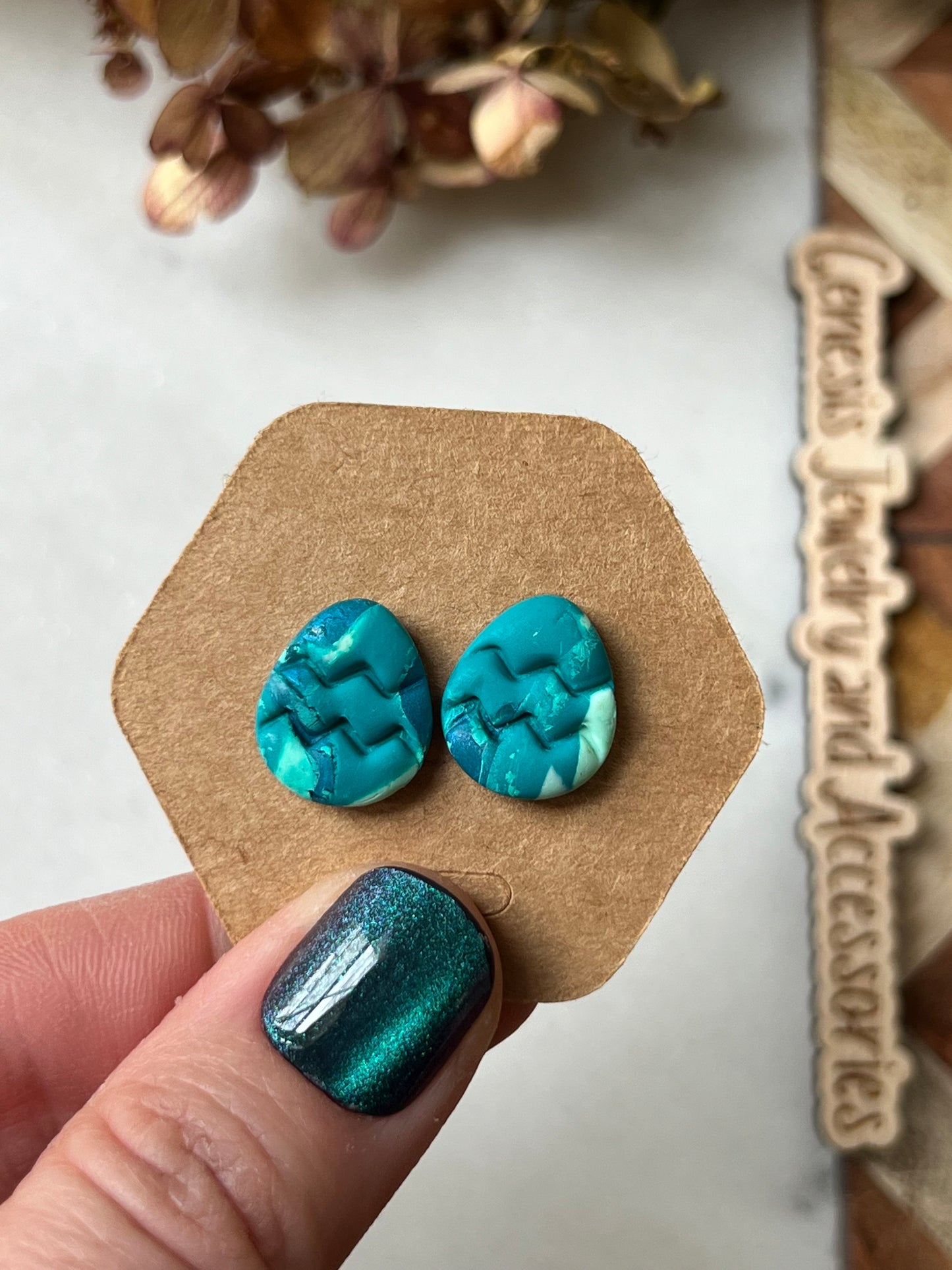 Clay Egg Studs