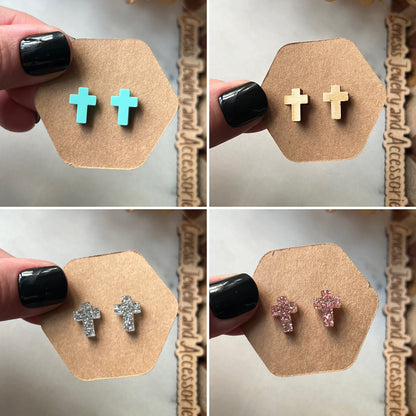 Cross Studs
