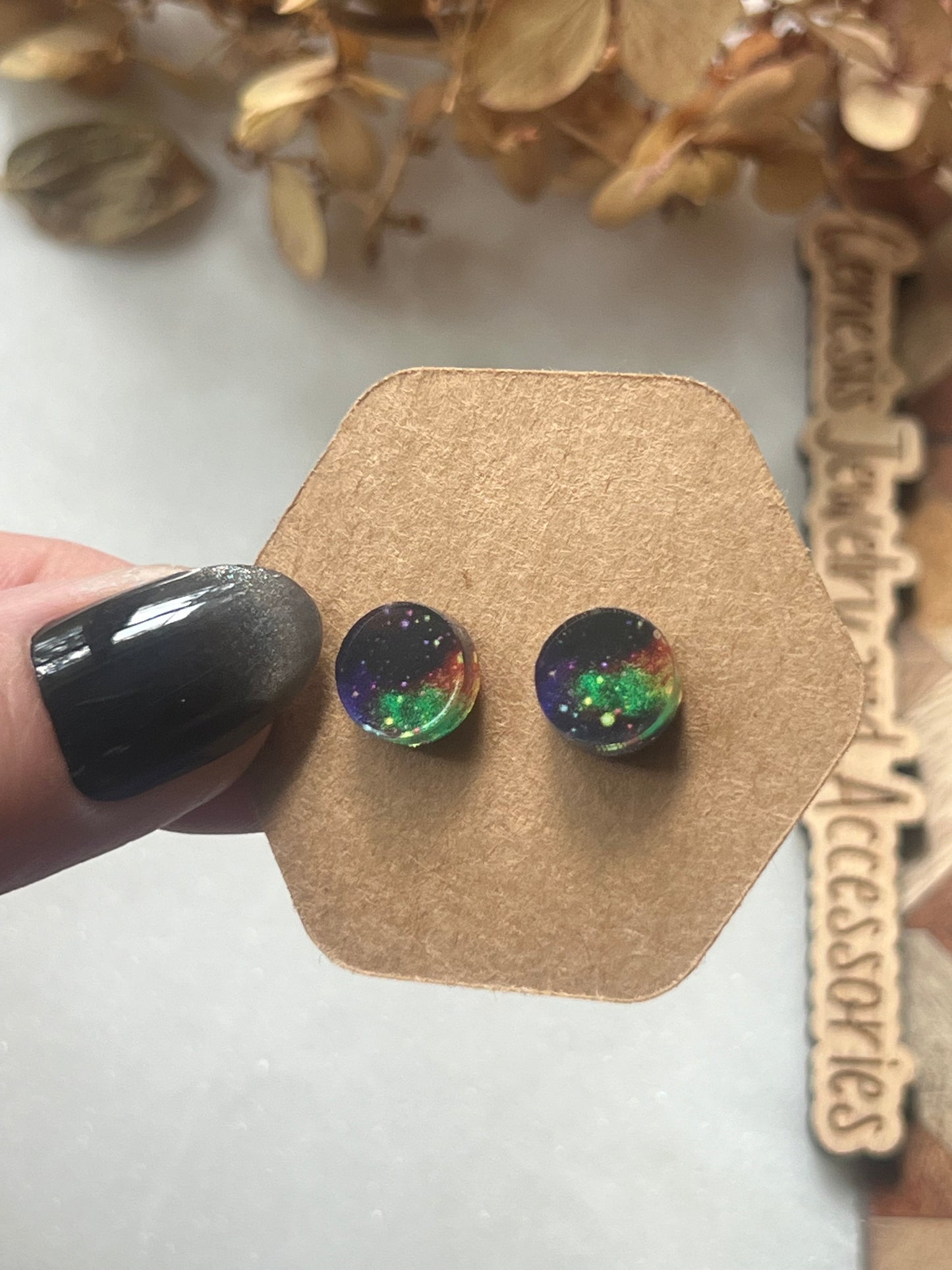 Round Acrylic Studs