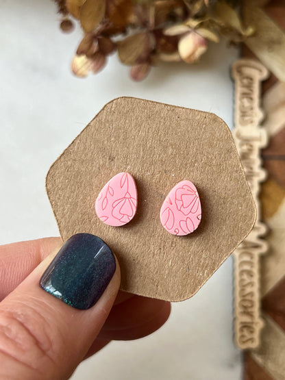 Floral Egg Studs