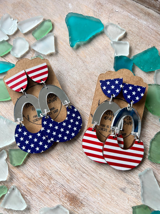 Fancy U/American Flag