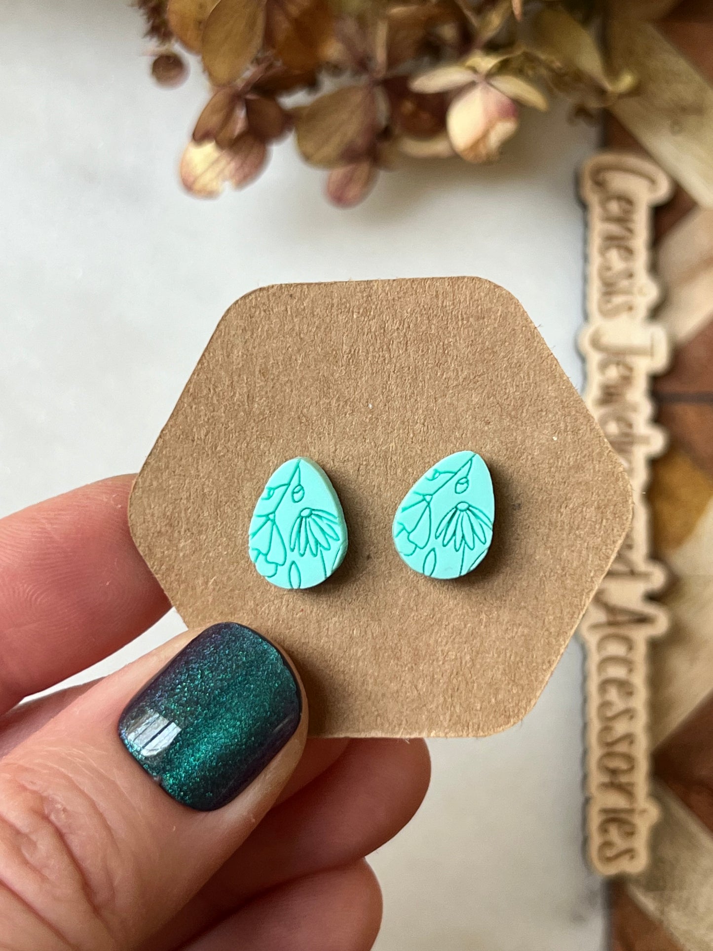 Floral Egg Studs