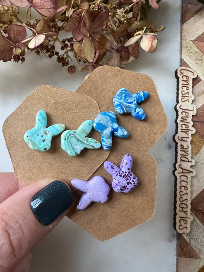 Clay Bunny Studs