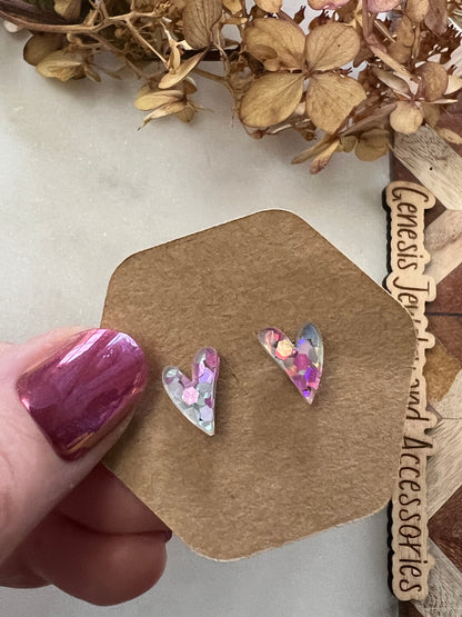 Mini Heart Studs