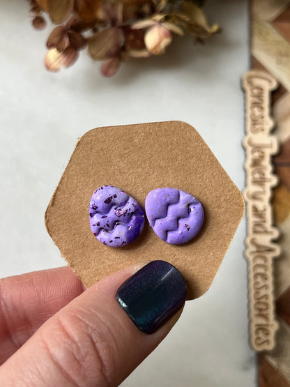 Clay Egg Studs