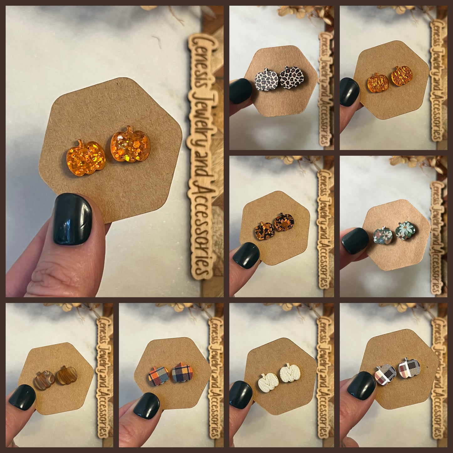 Pumpkin Studs