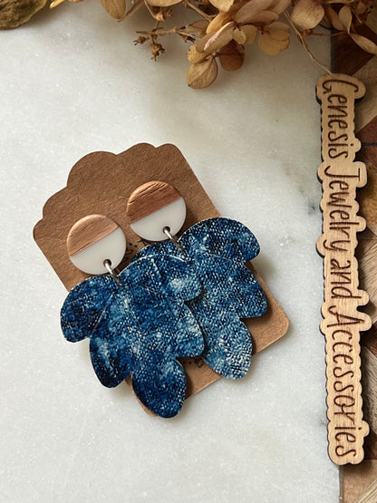 Embossed Leaf - Patriotic