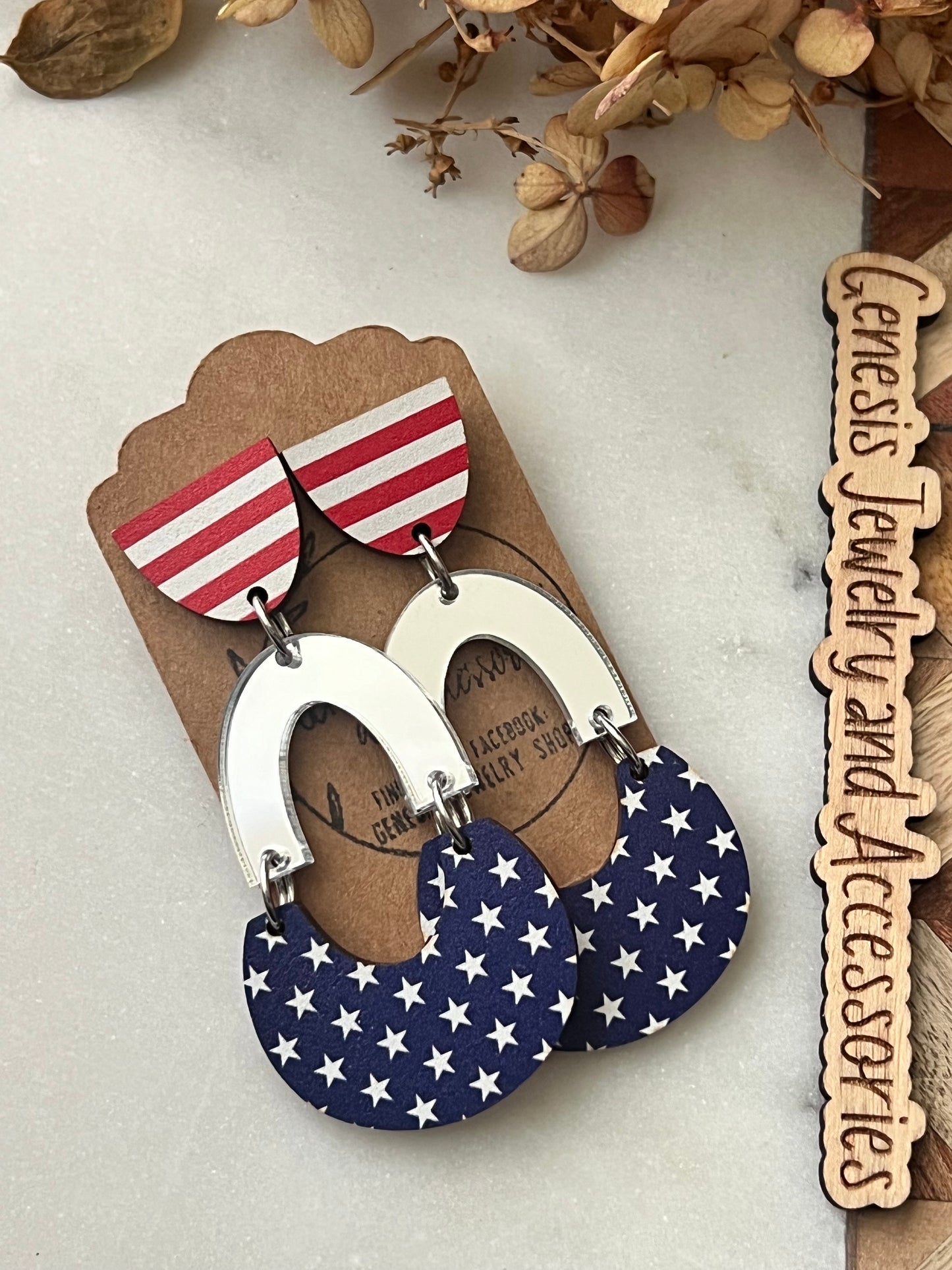 Fancy U/American Flag