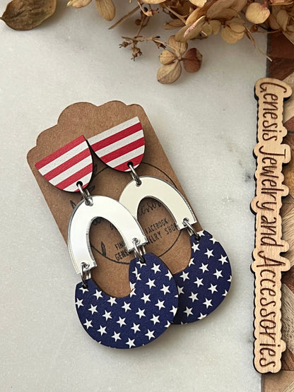 Fancy U/American Flag