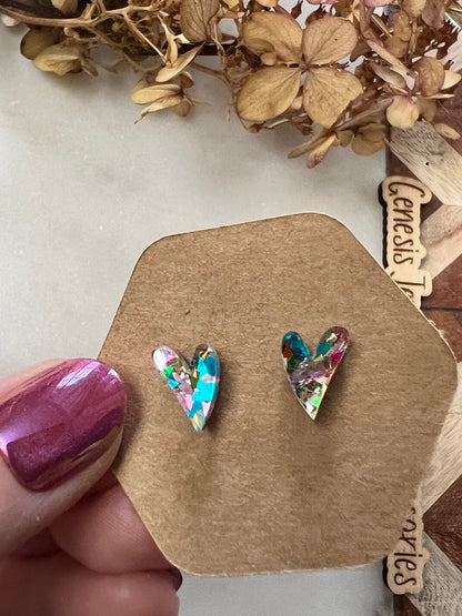 Mini Heart Studs