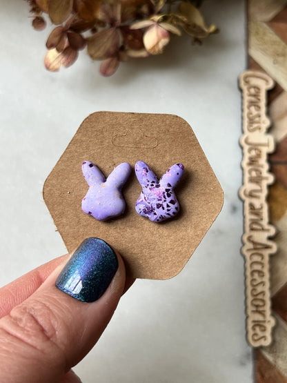 Clay Bunny Studs