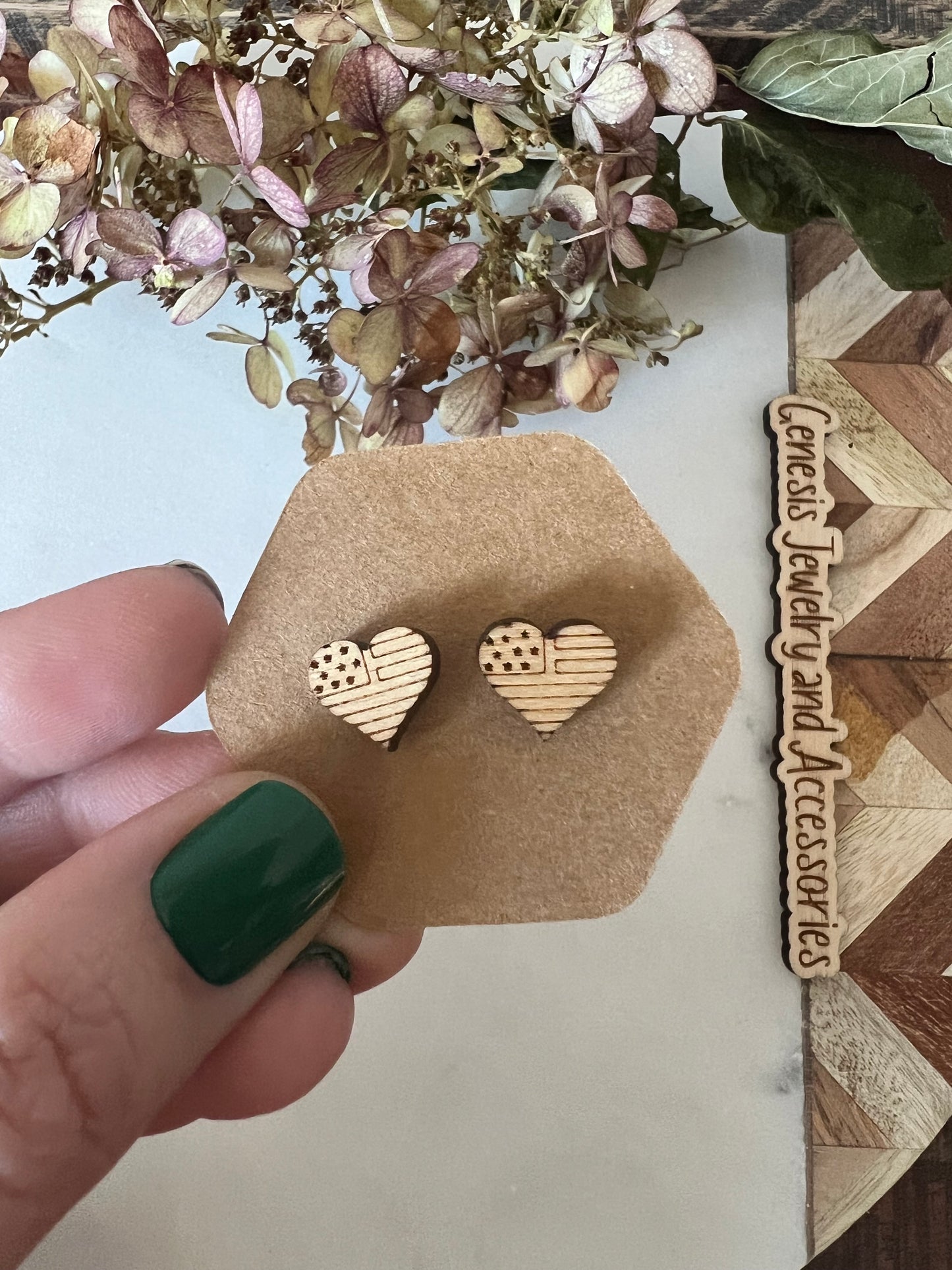 Red, White, and Blue Studs