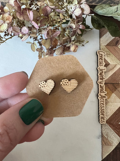 Red, White, and Blue Studs