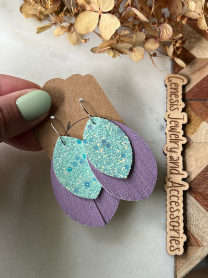 Fringed Leaf - Silver Hook