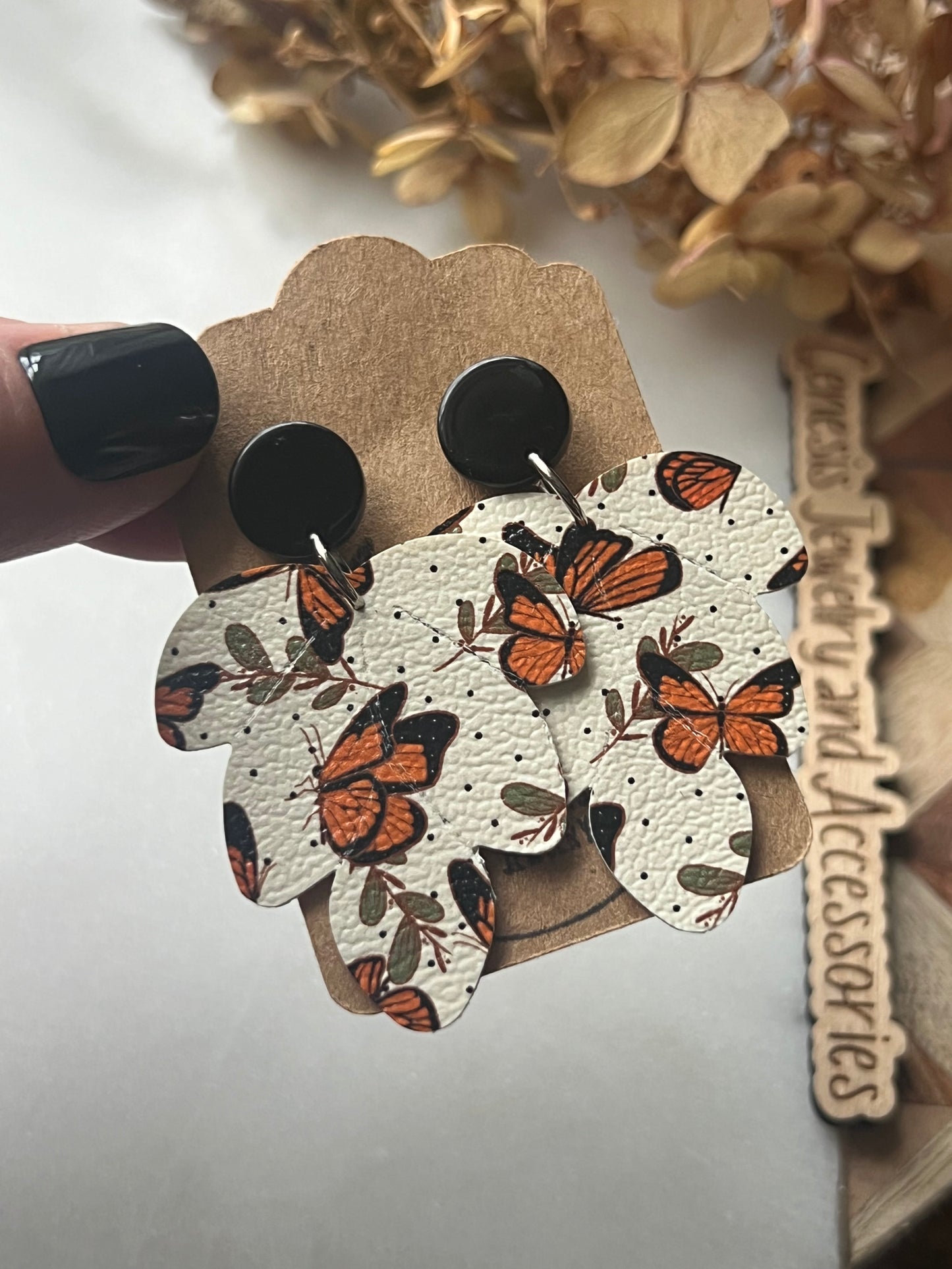 Embossed Leaf - Faux Leather