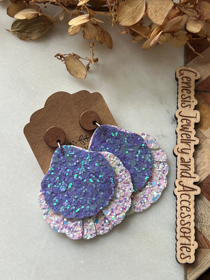 Scallop Shell - Faux Leather