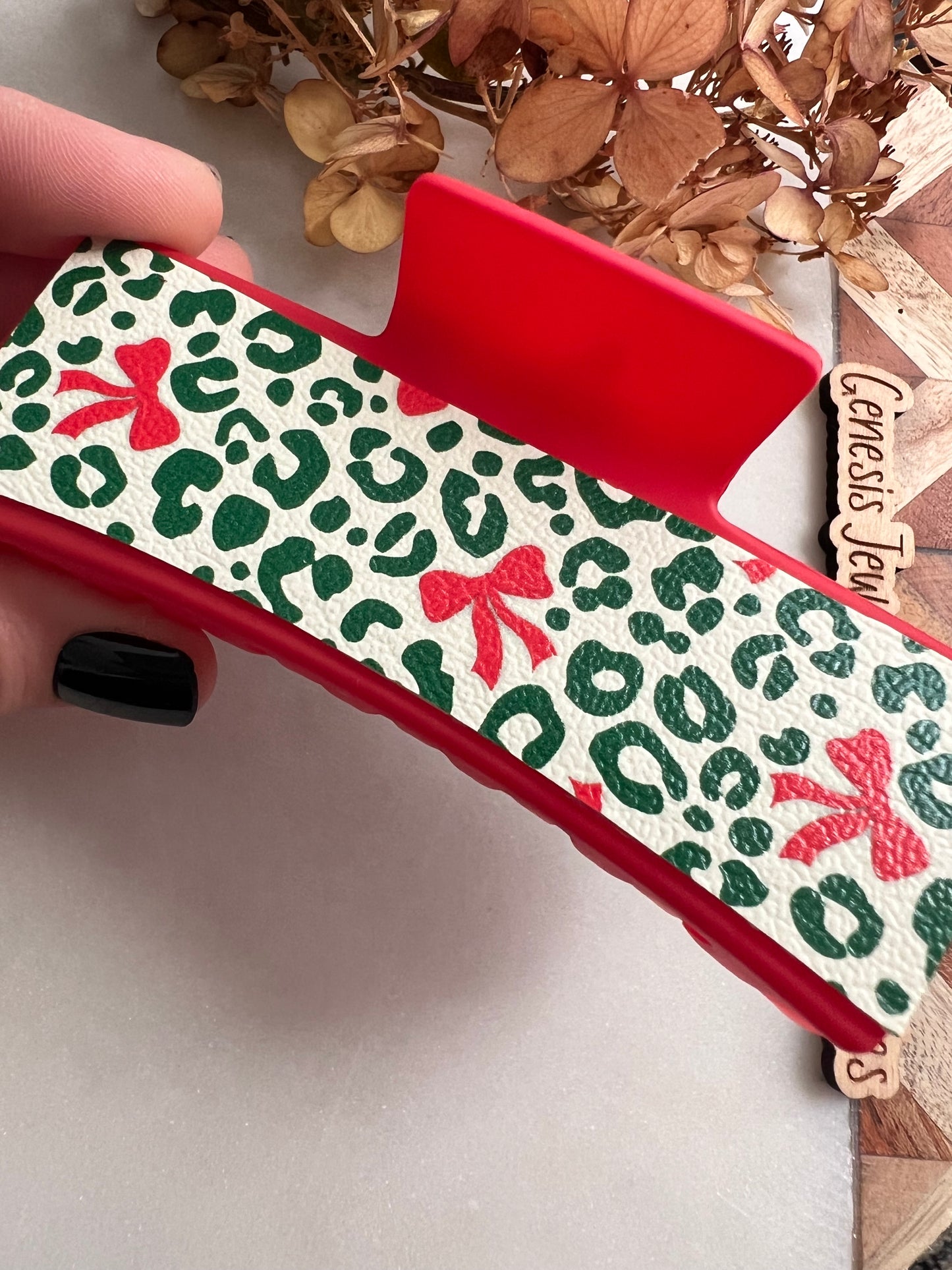 4" Claw Clips - Christmas