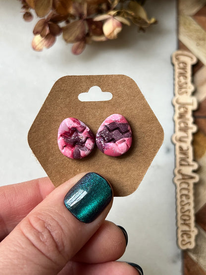 Clay Egg Studs