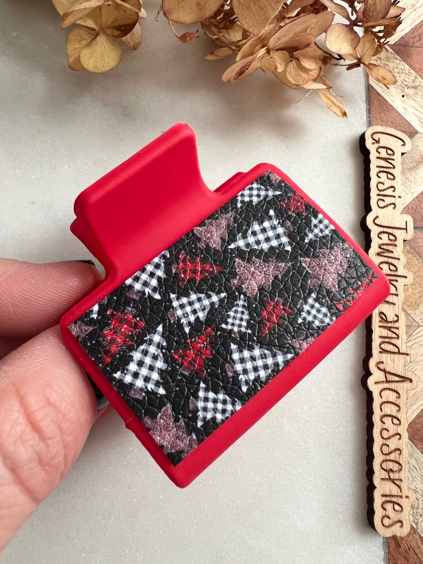 2" Claw Clips - Christmas