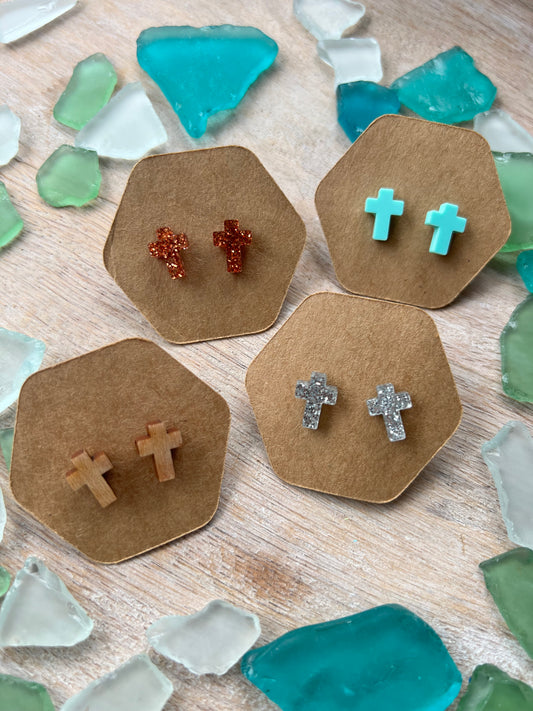 Cross Studs