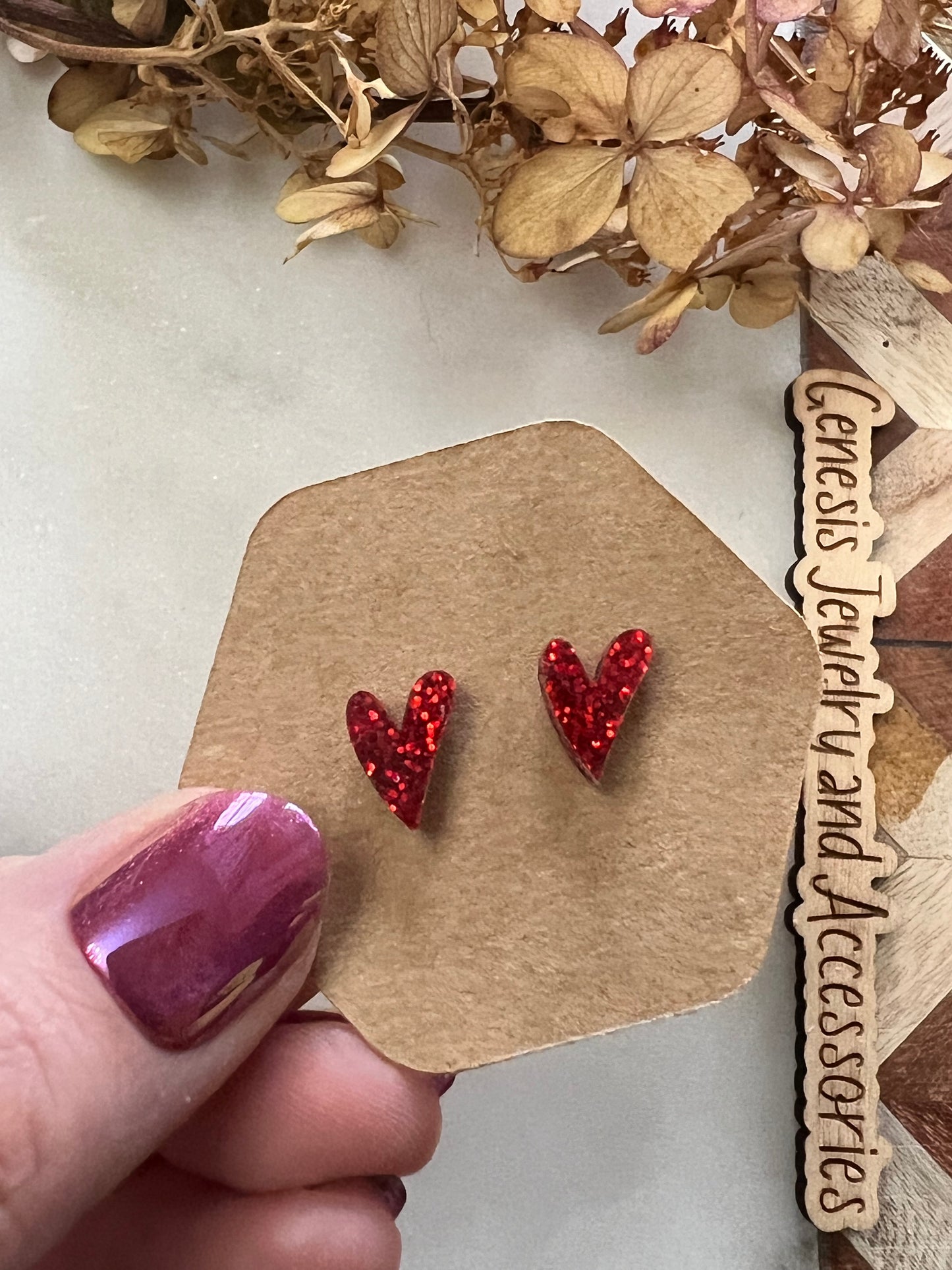 Mini Heart Studs