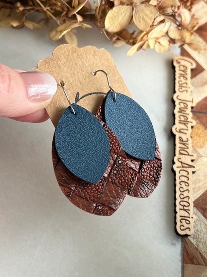 Fringed Leaf - Silver Hook