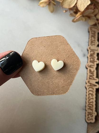 Tiny Heart Studs