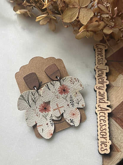 Embossed Leaf - Faux Leather
