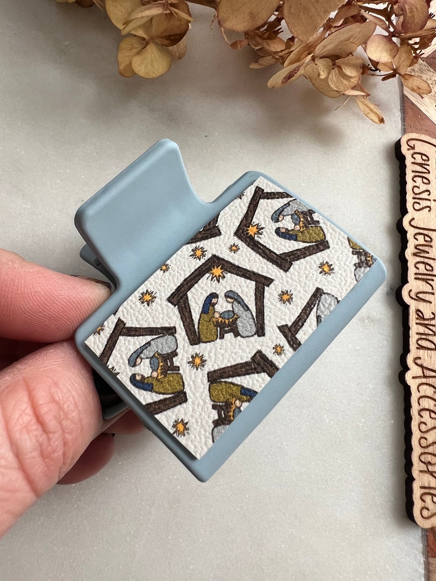 2" Claw Clips - Christmas