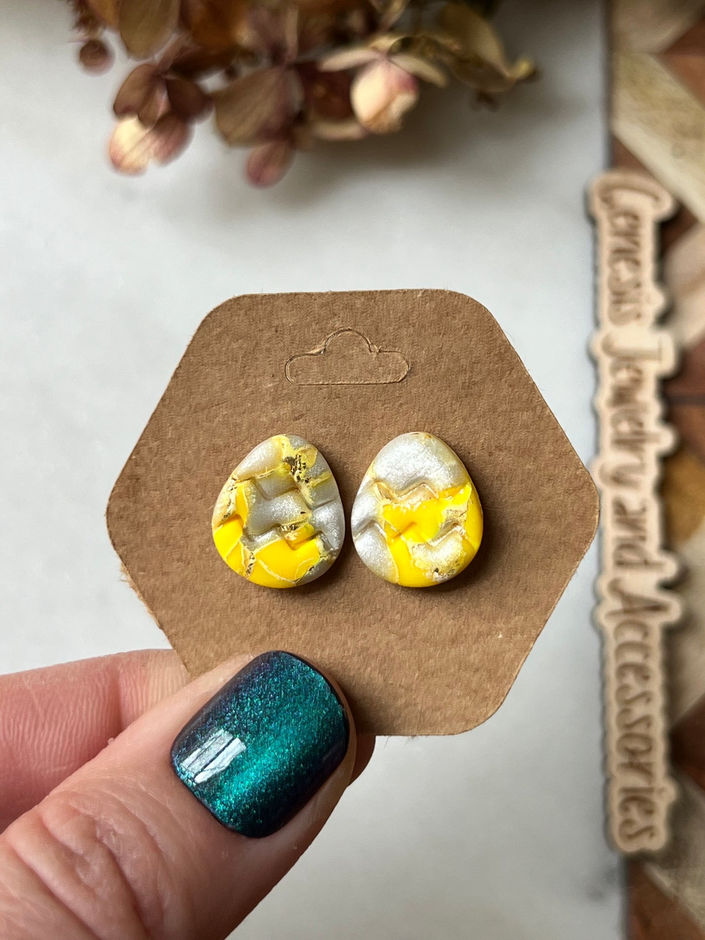 Clay Egg Studs