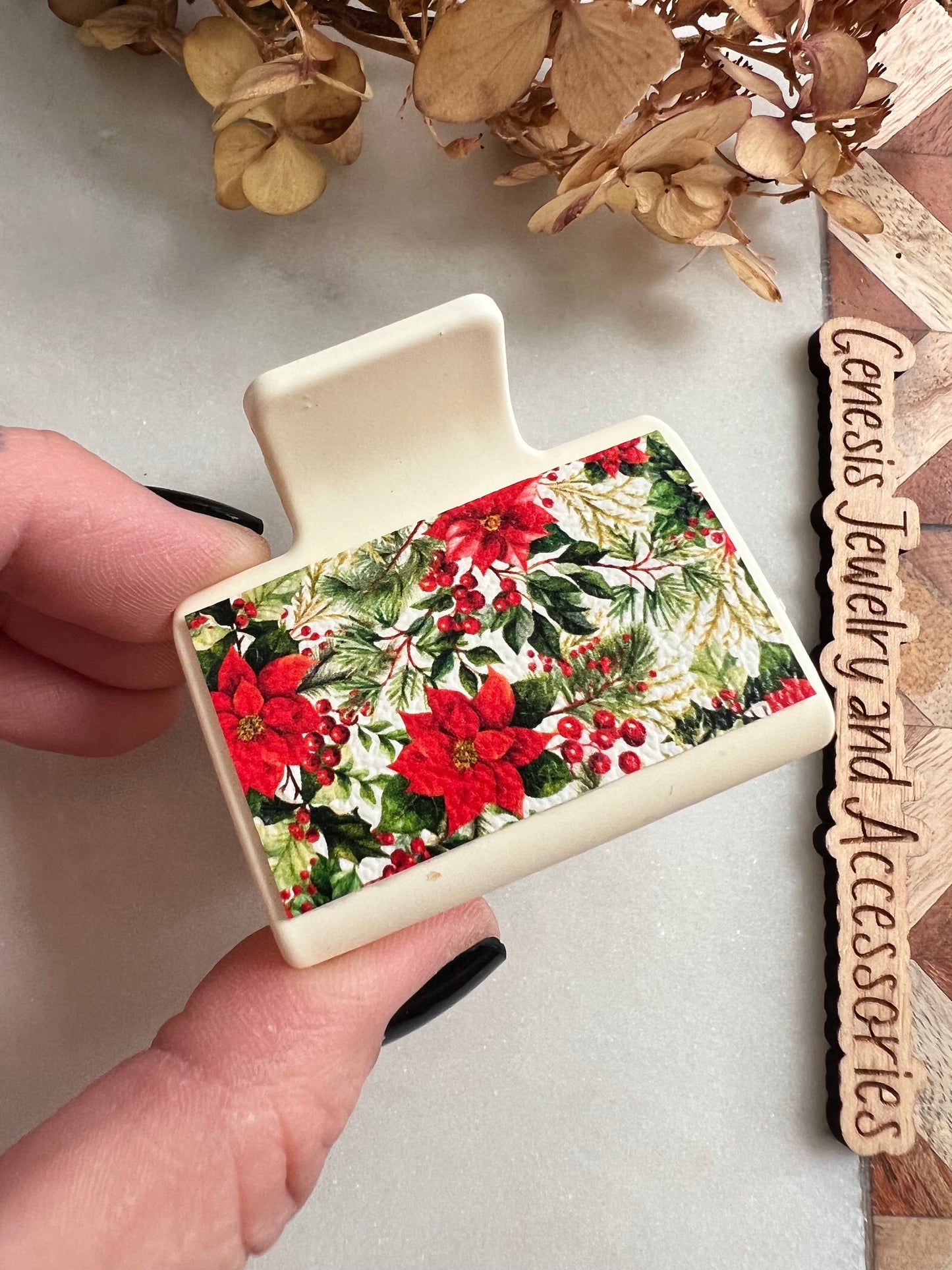 2" Claw Clips - Christmas