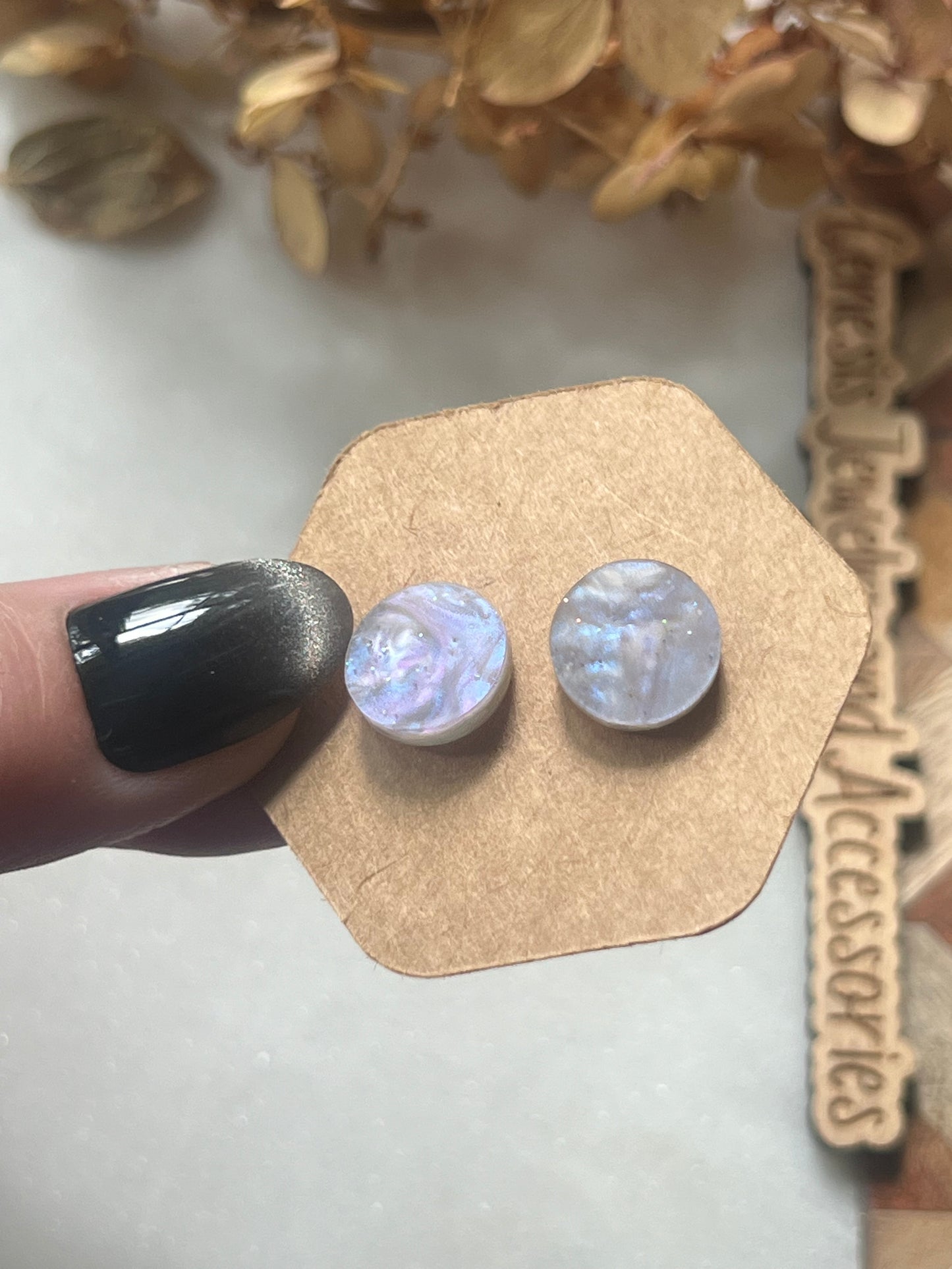 Round Acrylic Studs
