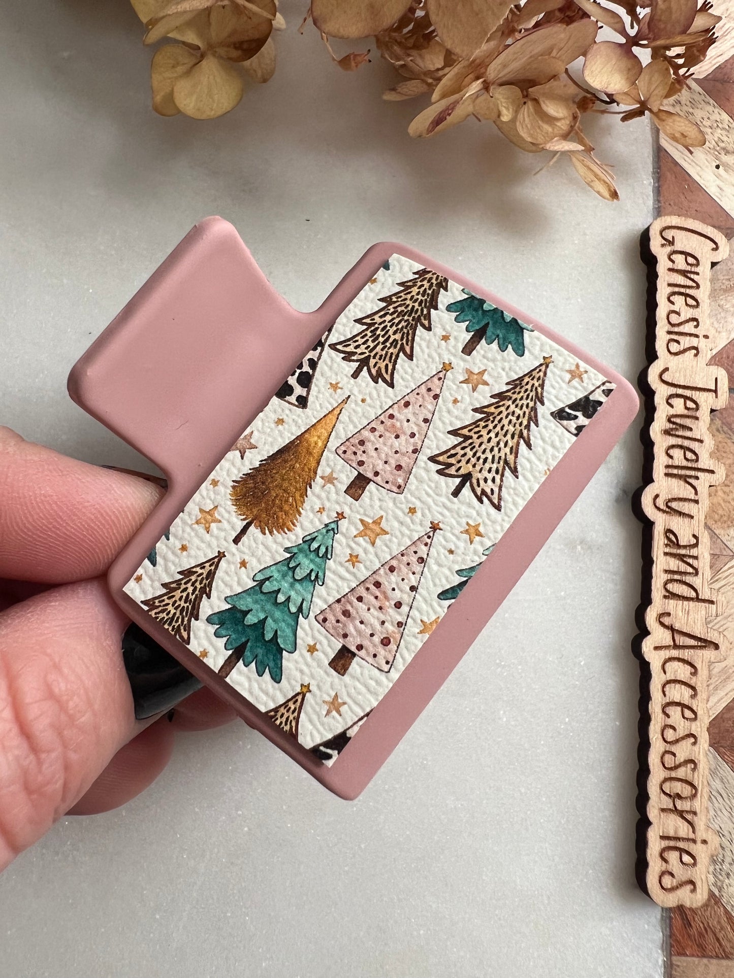 2" Claw Clips - Christmas