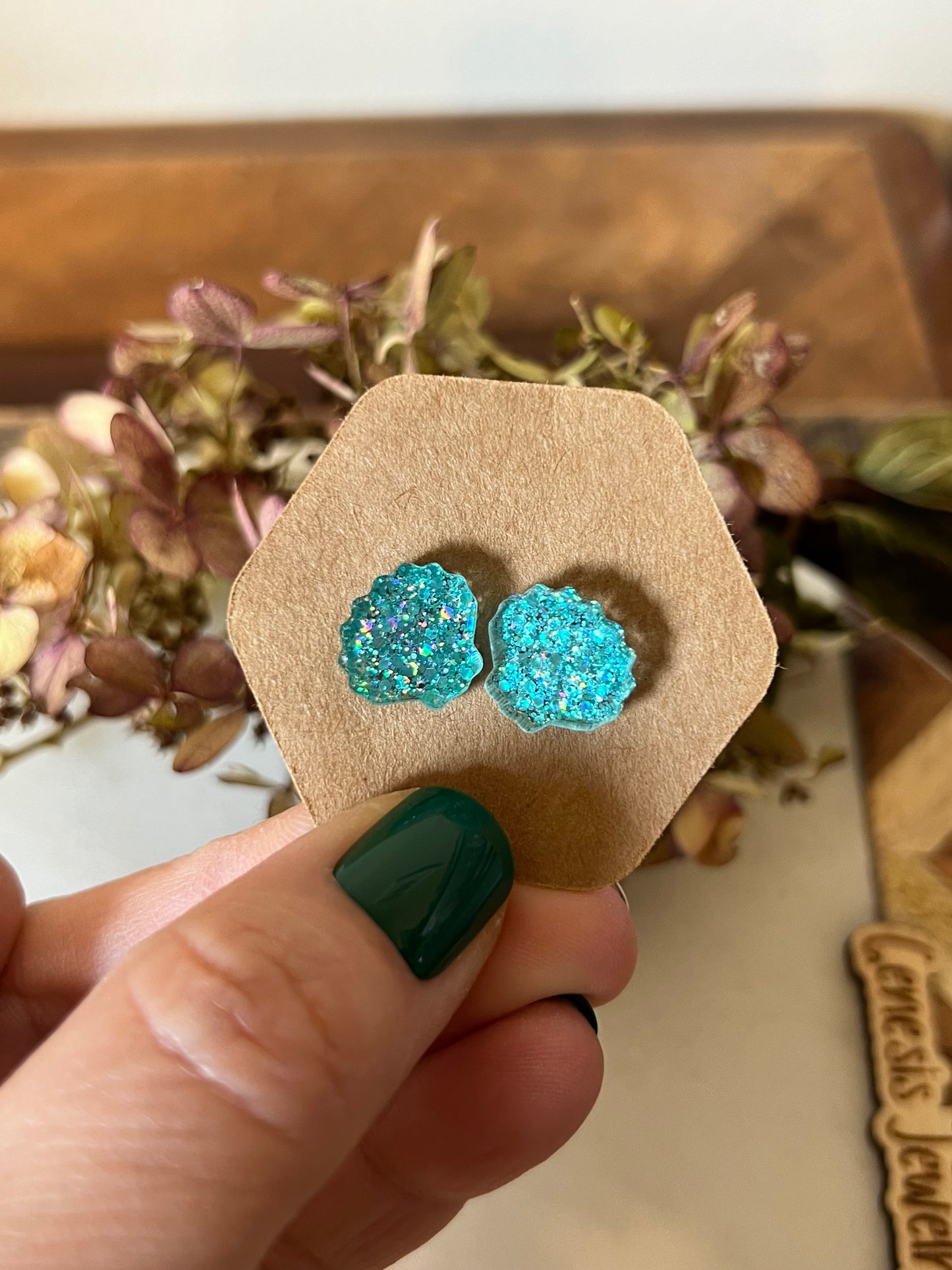 Acrylic Beach Studs