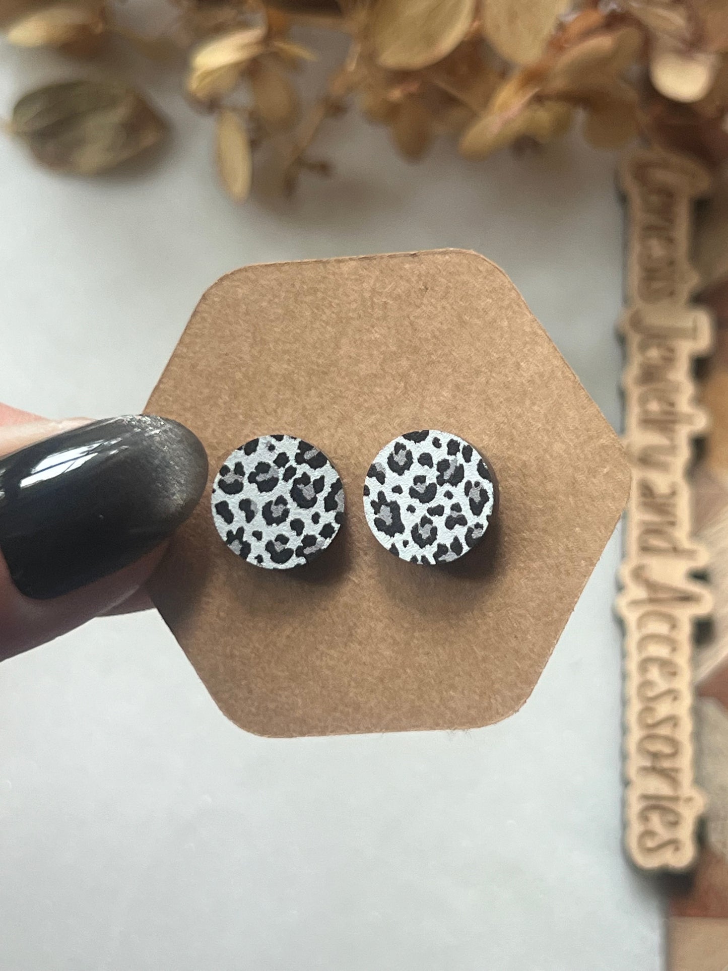 Black + White Studs