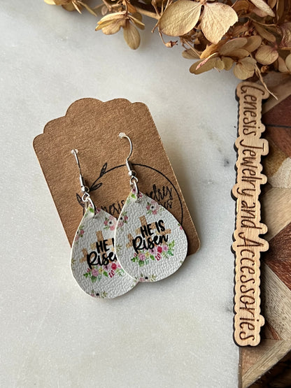 Bible Themed Dangle - Faux Leather