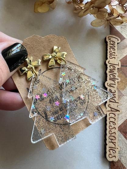 Christmas Trees - Stud Back Dangles