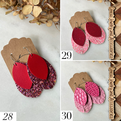 Fringed Leaf - Silver Hook